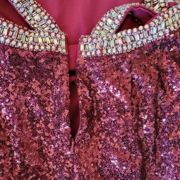 Sequin Dress Tiffany Designs #1047 - Picture 8 of 16